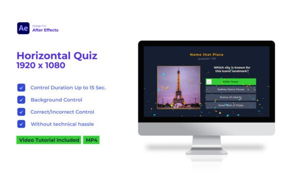Download Horizontal Quiz | After Effects - Effect Collection