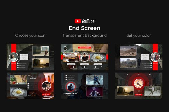 Download Youtube End Screen V2 | After Effects - Effect Collection