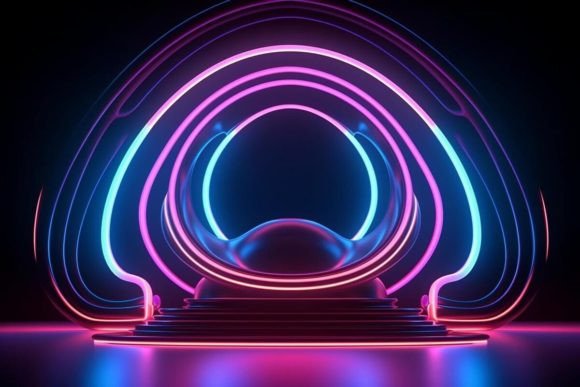 Download Neon Effects Abstract Background Design - Effect Collection