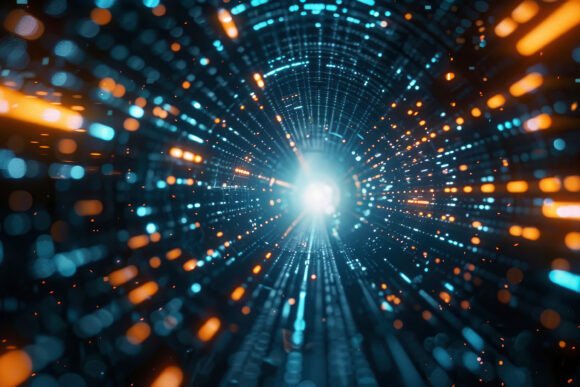Download Cyber Tunnel Background Wallpaper - Tunnel background Collection