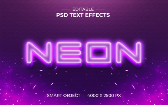 Download Neon PSD Text Effects - Effect Collection