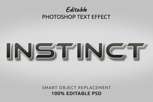 Download Instinct Photoshop Editable Text Effect - Effect Collection