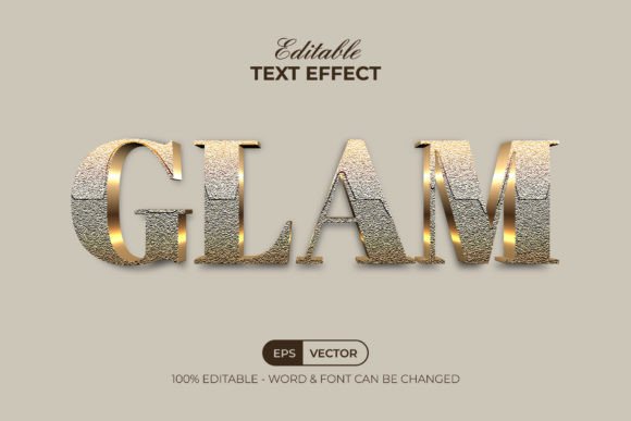 Download Glam Text Effect Gold Style - Effect Collection