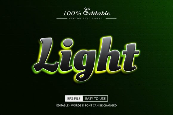 Download Light Text Effect Glowing Neon Style - Effect Collection