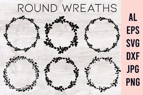 Download Floral Wreath, Easter Circle Frame Set - Frame set Collection