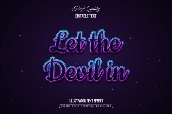 Download Dark Text Effect with Colorful Lines - Effect Collection