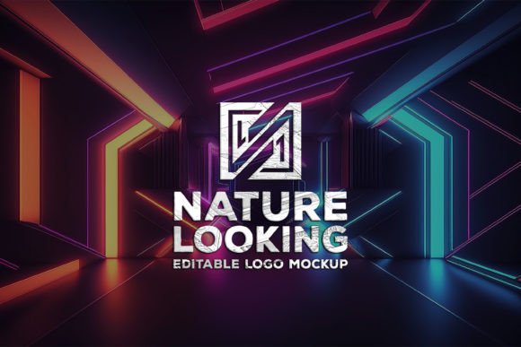 Download Logo Mockup on the Tunnel Background - Tunnel background Collection