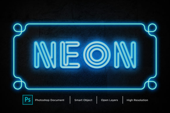 Download Neon Text Effect Layer Style - Effect Collection