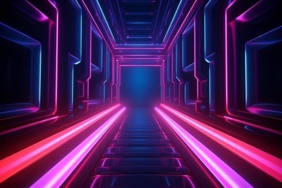 Download Neon Effects Abstract Background Design - Effect Collection