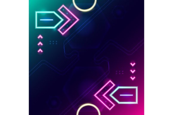 Download Neon Template Banner Background Design - Neon template Collection