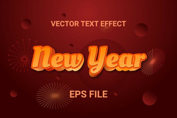 Download New Year Editable Text Effect - Effect Collection