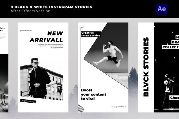 Download Black &amp; White Stories | After Effects - Effect Collection