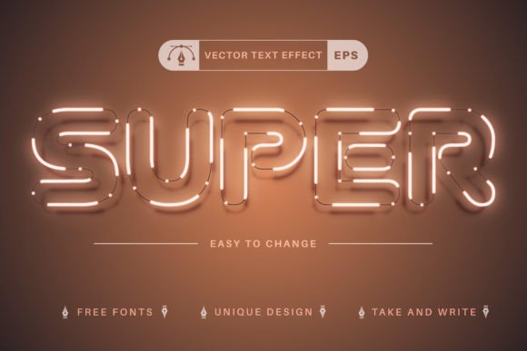 Download Yellow Glow - Editable Text Effect - Effect Collection