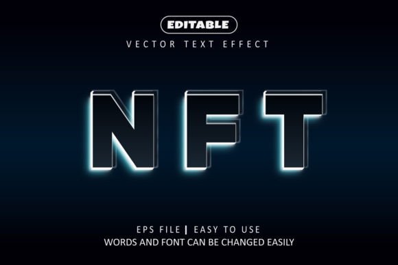 Download NFT Light Text Effect - Effect Collection