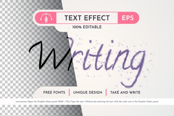 Download Writing Text Effect, Graphic Style - Effect Collection