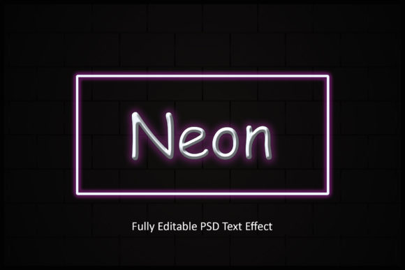 Download Neon PSD Text Effect - Effect Collection