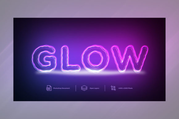 Download Glow Text Effect Design Layer Style - Effect Collection
