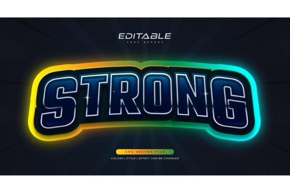 Download Colorful Game Text Style in Neon Effect - Effect Collection