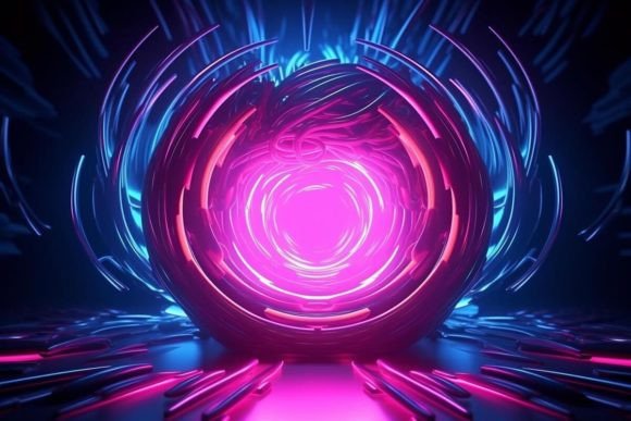 Download Neon Effects Abstract Background Design - Effect Collection