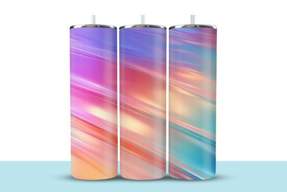 Download Rainbow Colors GLOW Effect Tumbler Wrap - Effect Collection