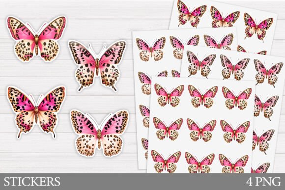 Download Pink Butterfly Sticker Printable - Pink Collection