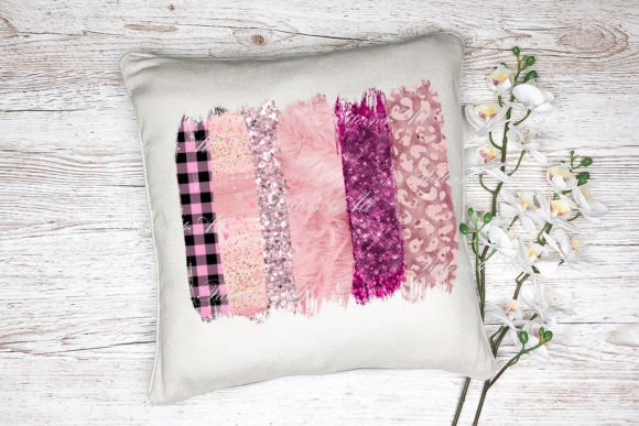Download Brush Strokes Pink Glitter Digital Desig - Pink Collection