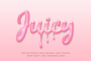 Download Pink Liquid Juice Dropped Text Effect - Effect Collection